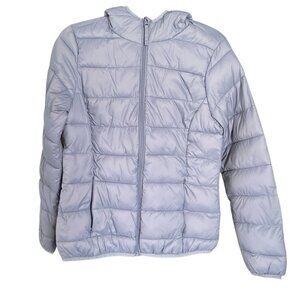 NWT B. Young Puffer/Quilted Jacket with Hood and Zip and Puffy